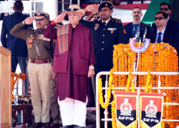 === Police Commemoration Day ===  J&K policemen sacrificed lives to keep tricolour flying: LG Sinha