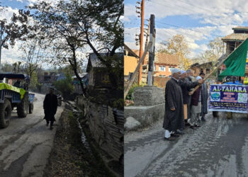 Anantnag: Panzath villagers launch self-help cleanliness drive to preserve water sources