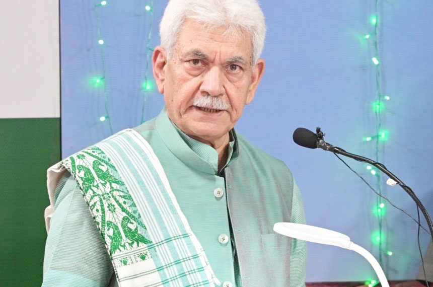 LG Sinha thanks PM Modi, Union Minister