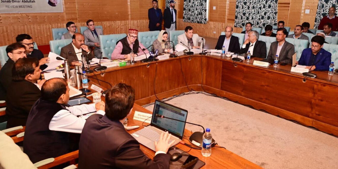 CM Omar convenes review meeting of District Kulgam