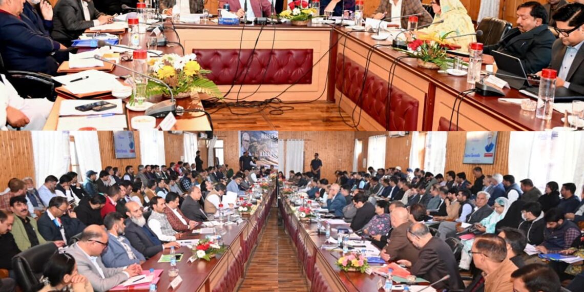 CM Omar reviews development works progress in B’la