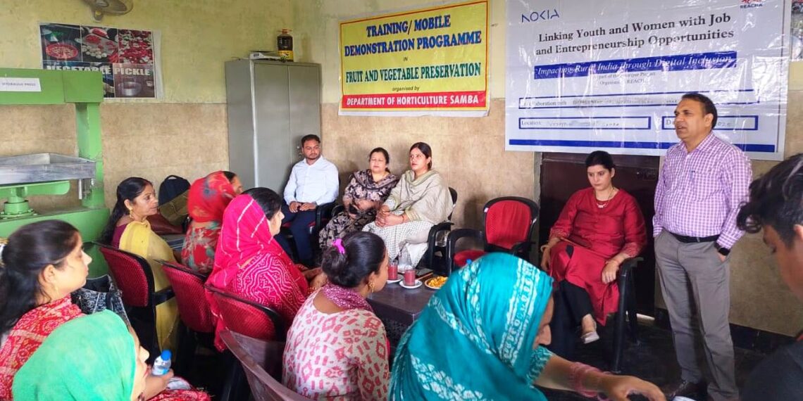 Director Horticulture inaugurates processing unit