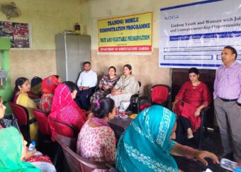 Director Horticulture inaugurates processing unit