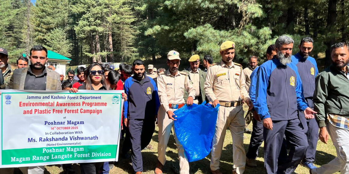 Forest Deptt launches plastic free forest campaign