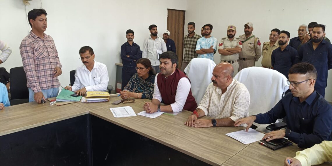JMC conducts draw of lots for allotment