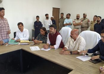 JMC conducts draw of lots for allotment