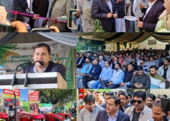 Javid Dar inaugurates Kisan Mela at Khanabal