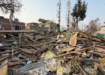 Delhi Blast : Dr Umar’s house demolished in Pulwama