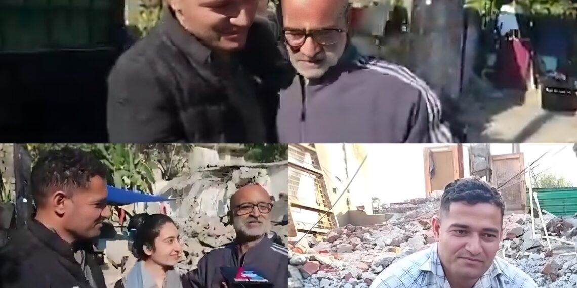 ‘A Bulldozer’s Wreckage, A Neighbour’s Foundation’