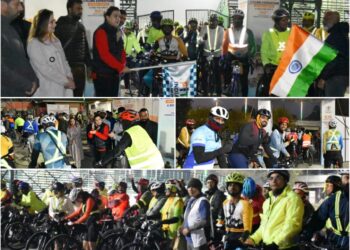 K2K Cycling Expedition flagged off from Sgr