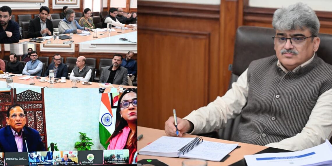 Chief Secy, NITI Aayog hold high-level talks on J&K’s drug abuse response