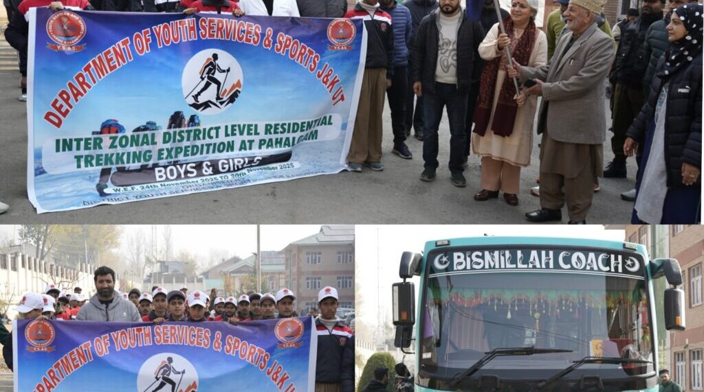 Chairperson DDC, DC flag off Trekking Expedition