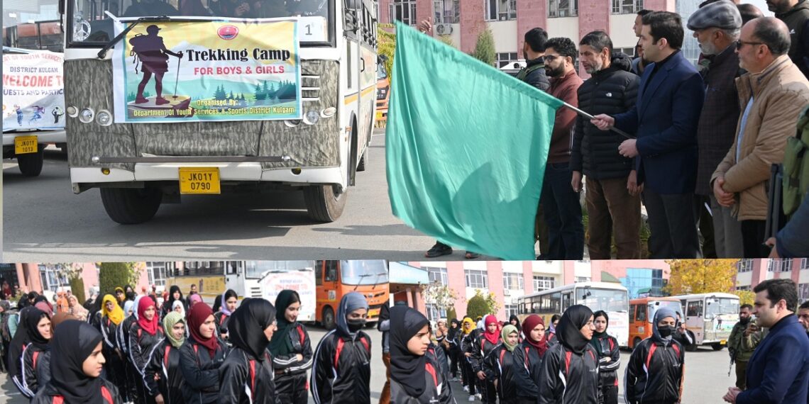 Athar flags off group of girls for trekking expedition
