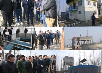 DC Kulgam takes on-spot inspection of various WSS