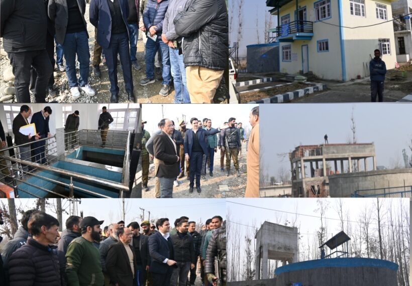 DC Kulgam takes on-spot inspection of various WSS