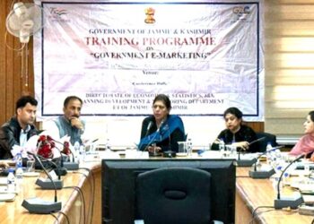 DESJK hosts one-day GeM training workshop