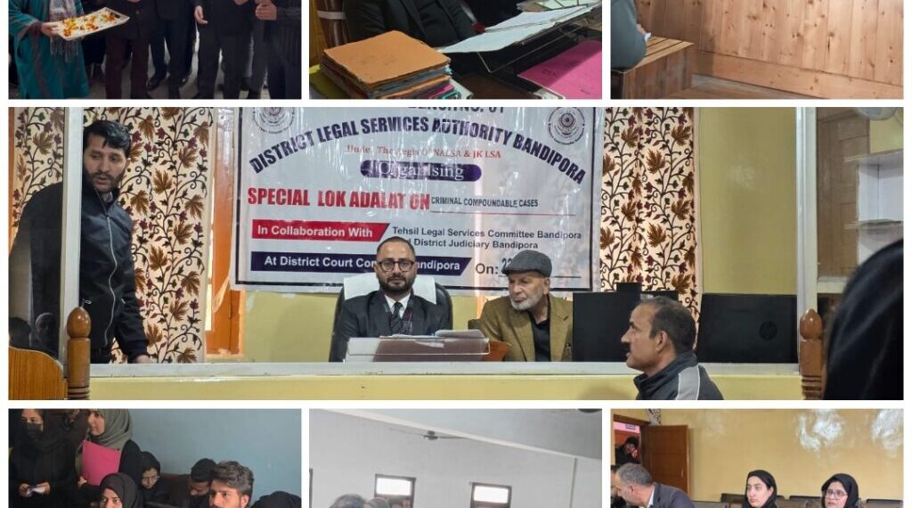 DLSA B’pora holds Special Lok Adalat