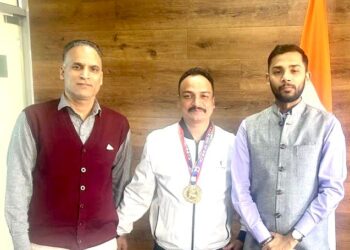 Dir Info felicitates Gagan Jamwal