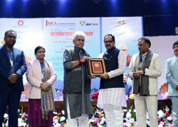 === RAHI KI VIRASAT ===  Stay disciplined to shape united, progressive nation: LG Sinha to youth