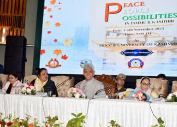 === PEACE, PEOPLE AND POSSIBILITIES IN JAMMU & KASHMIR ===  Music has replaced sounds of bullets & grenades in J&K, says LG Sinha