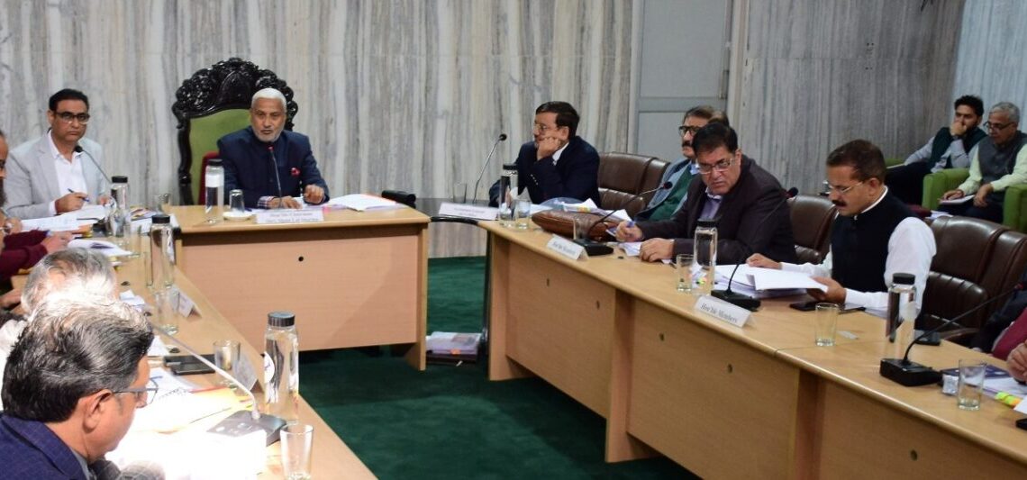 Sham Lal Sharma chairs PAC meeting