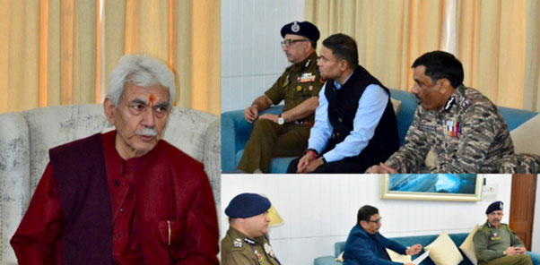 LG Sinha reviews J&K security, chairs high-level meet