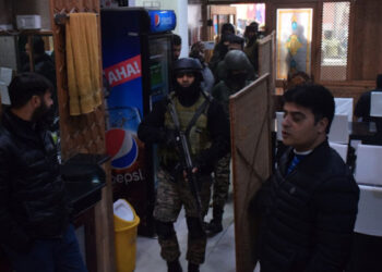 Forces conduct surprise searches in Lal Chowk’s hotels, shops