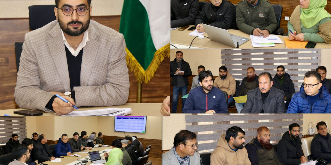 DC Srinagar reviews progress of JKCIP, HADP projects