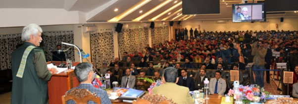 Share info about terrorist activities: LG Sinha to people