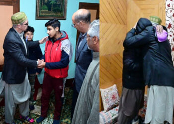 CM visits families of Nowgam blast, assures full support