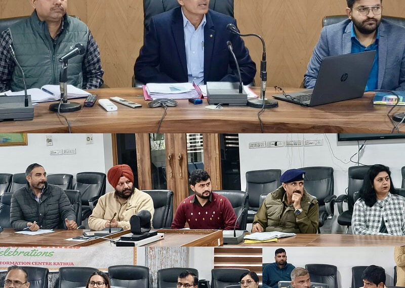DC Kathua chairs NCORD meet, reviews drug control measures
