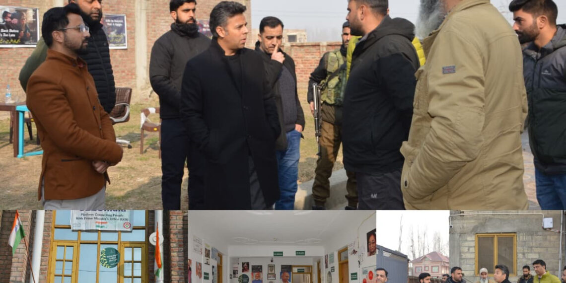DC Budgam inspects new drug de-addiction centre