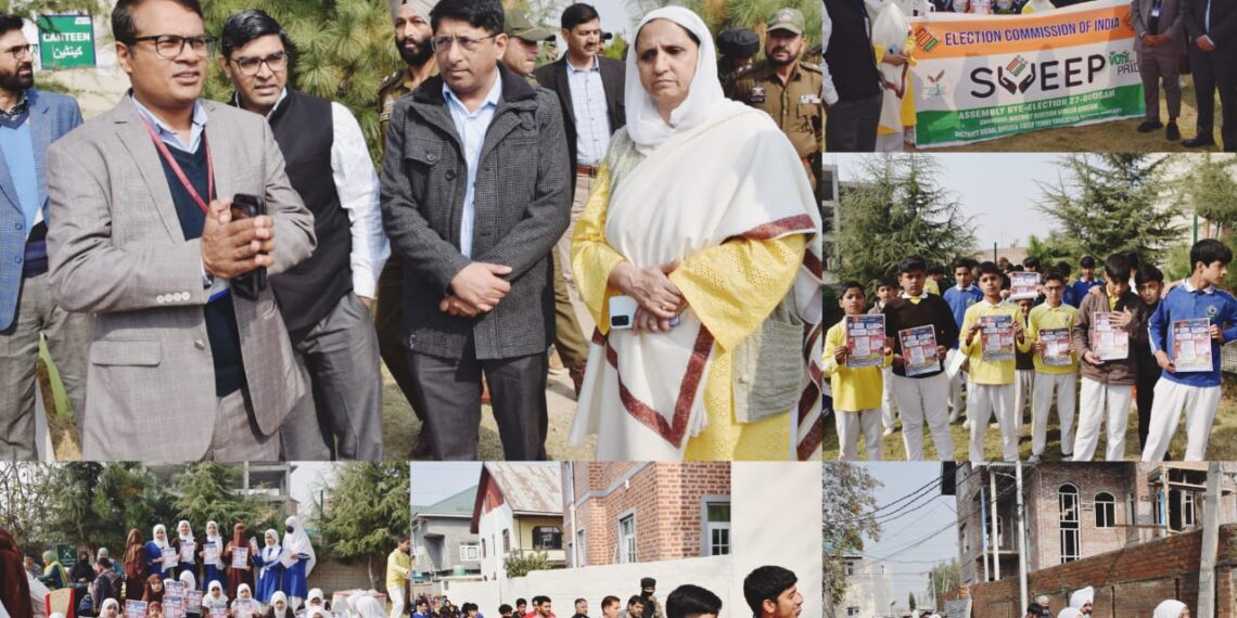 Budgam Bye-Elections : Voter awareness programme held at Ompora