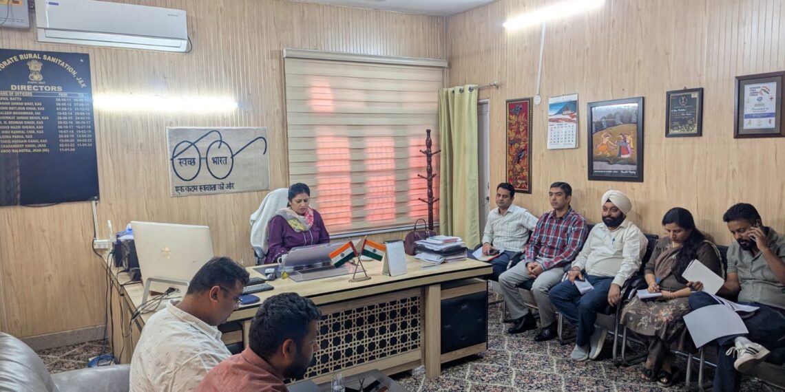 Darbar Move: DG reviews rural sanitation initiatives