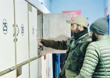 === Delhi Blast Aftermath ===  J&K Police, Health Dept inspect lockers in Sgr, Anantnag hospitals   