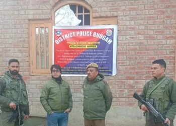 Police attach property of peddler in Budgam