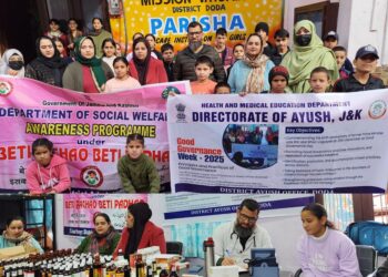 AYUSH, Mission Shakti organise health camps in Doda