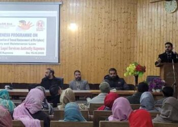 Awareness on PoSH Act held at Kupwara