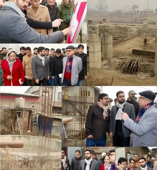 DC Srinagar inspects Gangbugh development works, orders faster completion