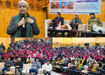 DC Bandipora attends career counselling session at Kaloosa