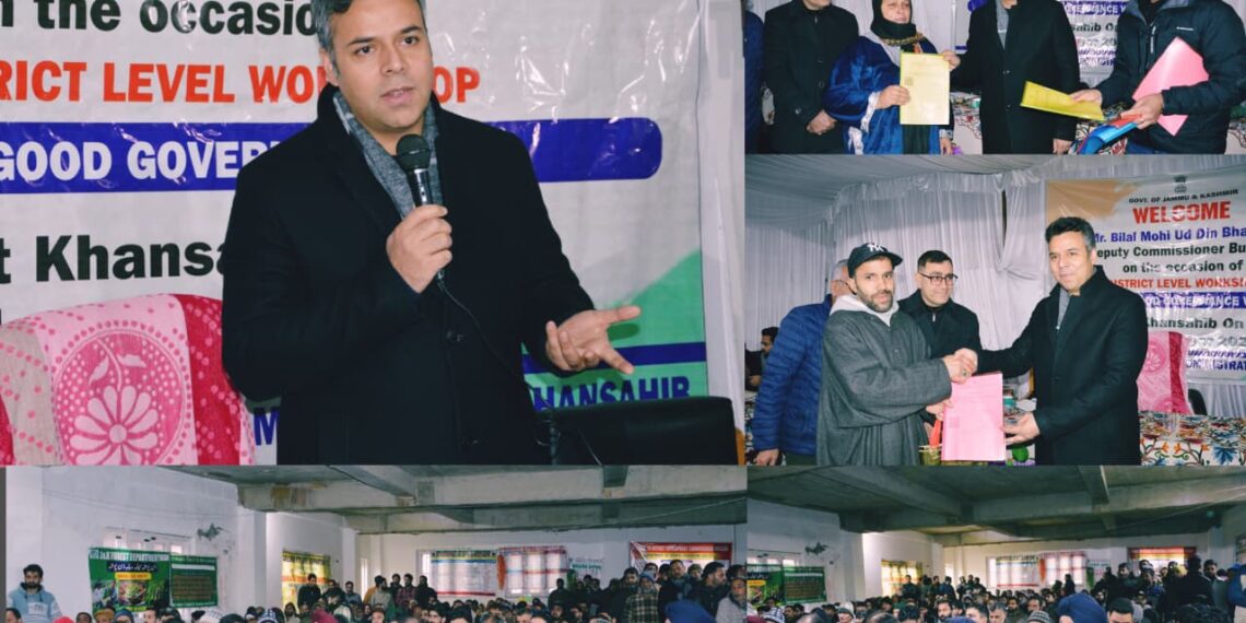 Prashasan Gaon Ki Ore:DC Budgam chairs public darbar at Khansahib