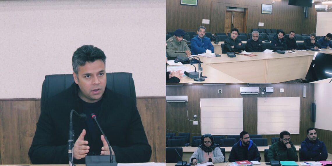 DC Budgam reviews youth engagement, focuses on sports, empowerment plan