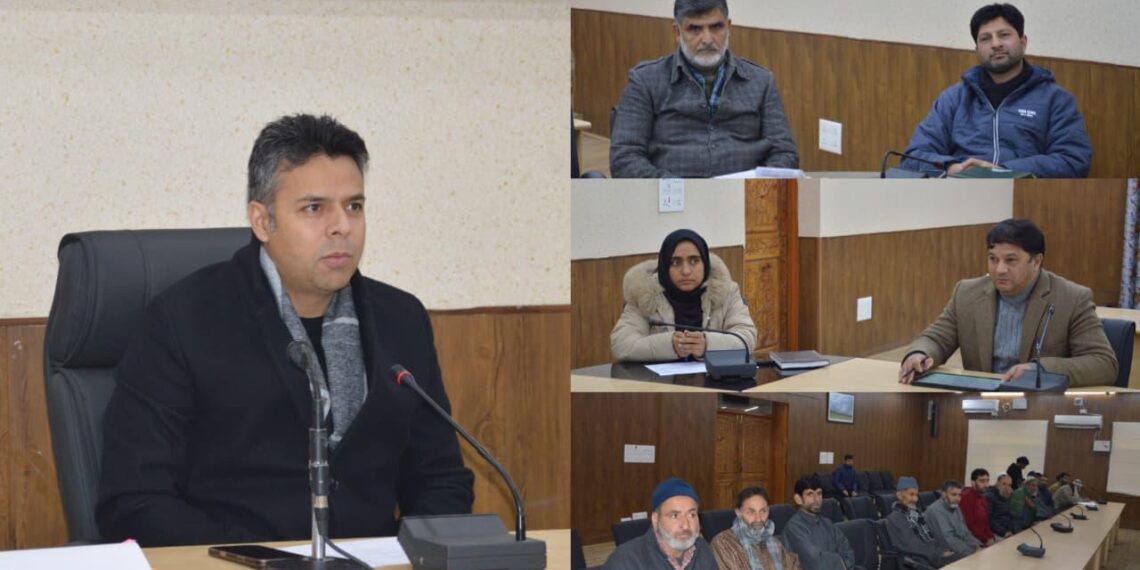DC Budgam reviews Pending Land Acquisition, PNC cases