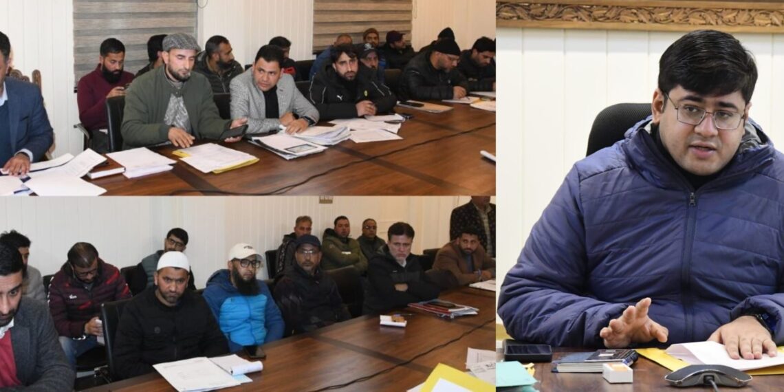 DC Ganderbal chairs monthly Revenue meeting