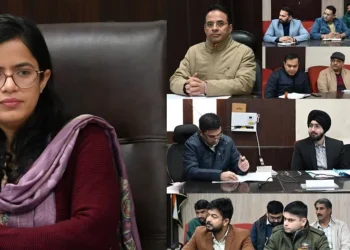 DC Samba reviews preparations for Ratkhada Mela at Ghagwal Temple