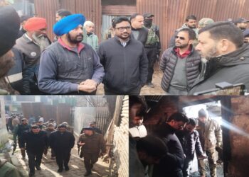 DC Kupwara visits fire-affected family, reviews relief measures