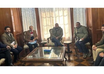 Director Estates inspects office, residential facilities in Srinagar