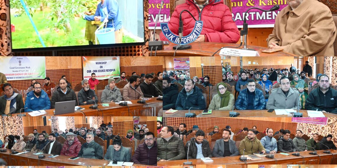 District-level Good Governance workshop held in Shopian