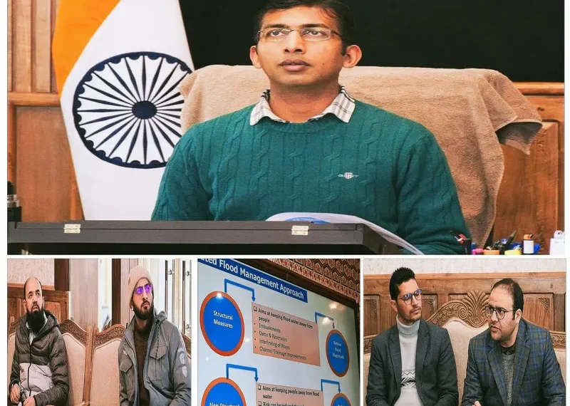 Div Com Kashmir reviews flood plain zoning process along river Jhelum