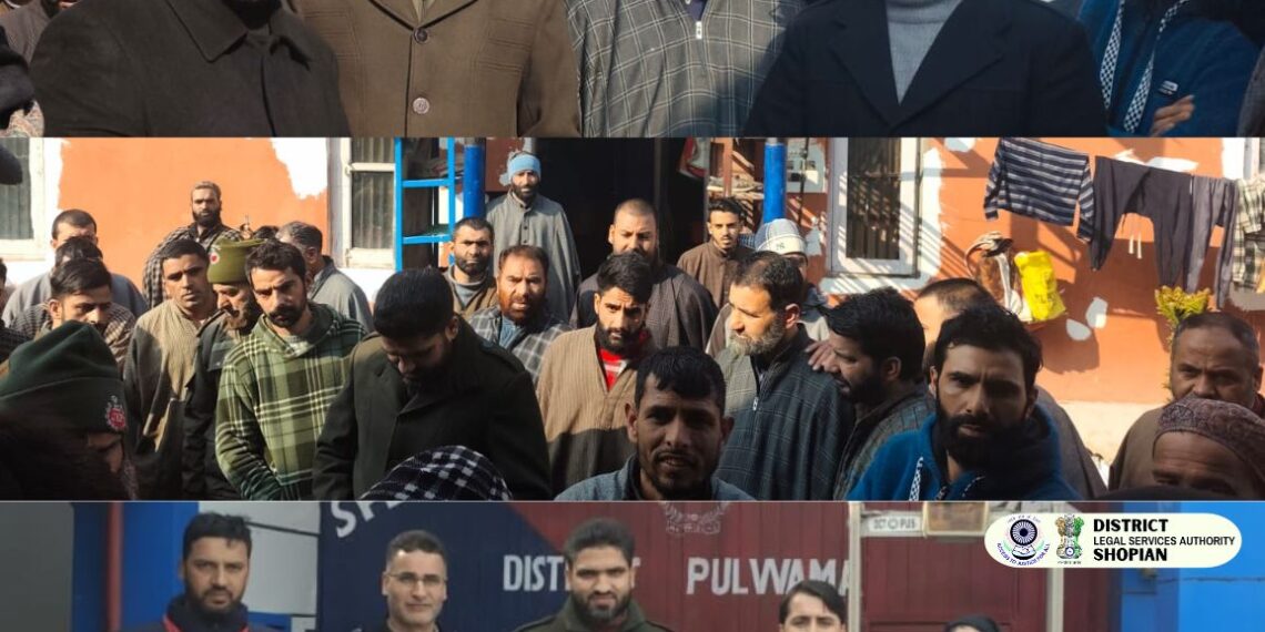 LADCs Shopian conduct visit to special jail Pulwama